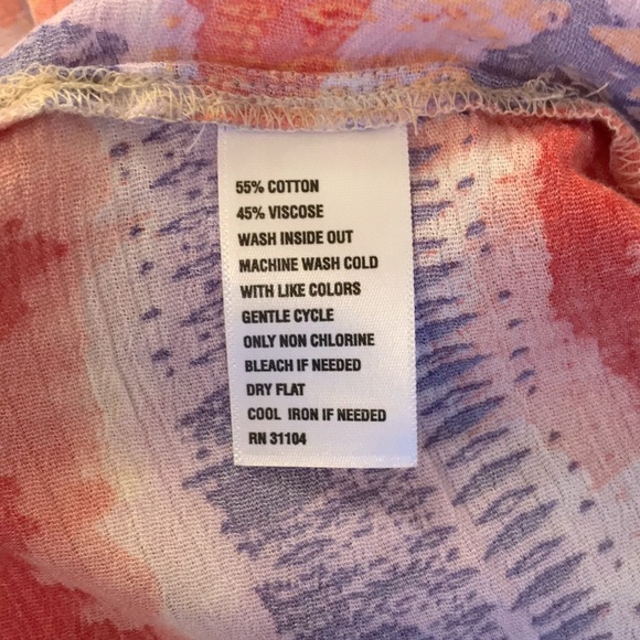 New Direction Summer Blouse Size 2x - Picture 5 of 6